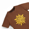 Boys Graphic Crew Neck Sun Print T-Shirt