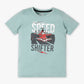 Boys Regular Fit Crew Neck Graphic T-Shirt