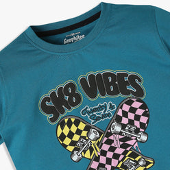 Boys Graphic Crew Neck T-Shirt