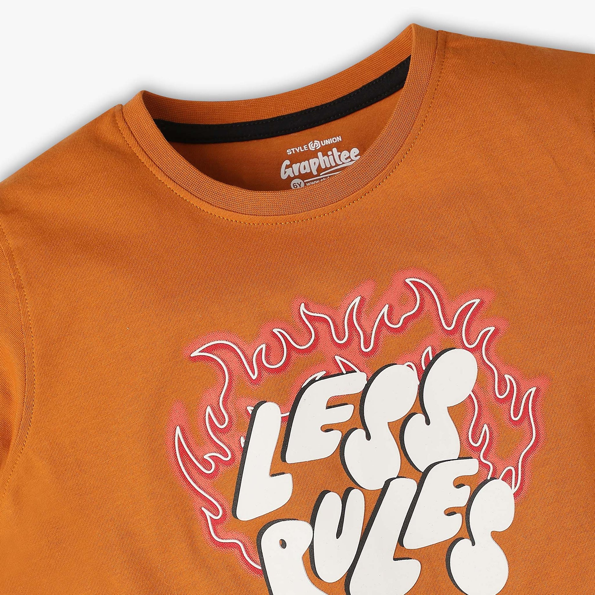 Boys Graphic Crew Neck T-Shirt