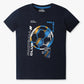 Boys Regular Fit Graphic Crew Neck T-Shirt