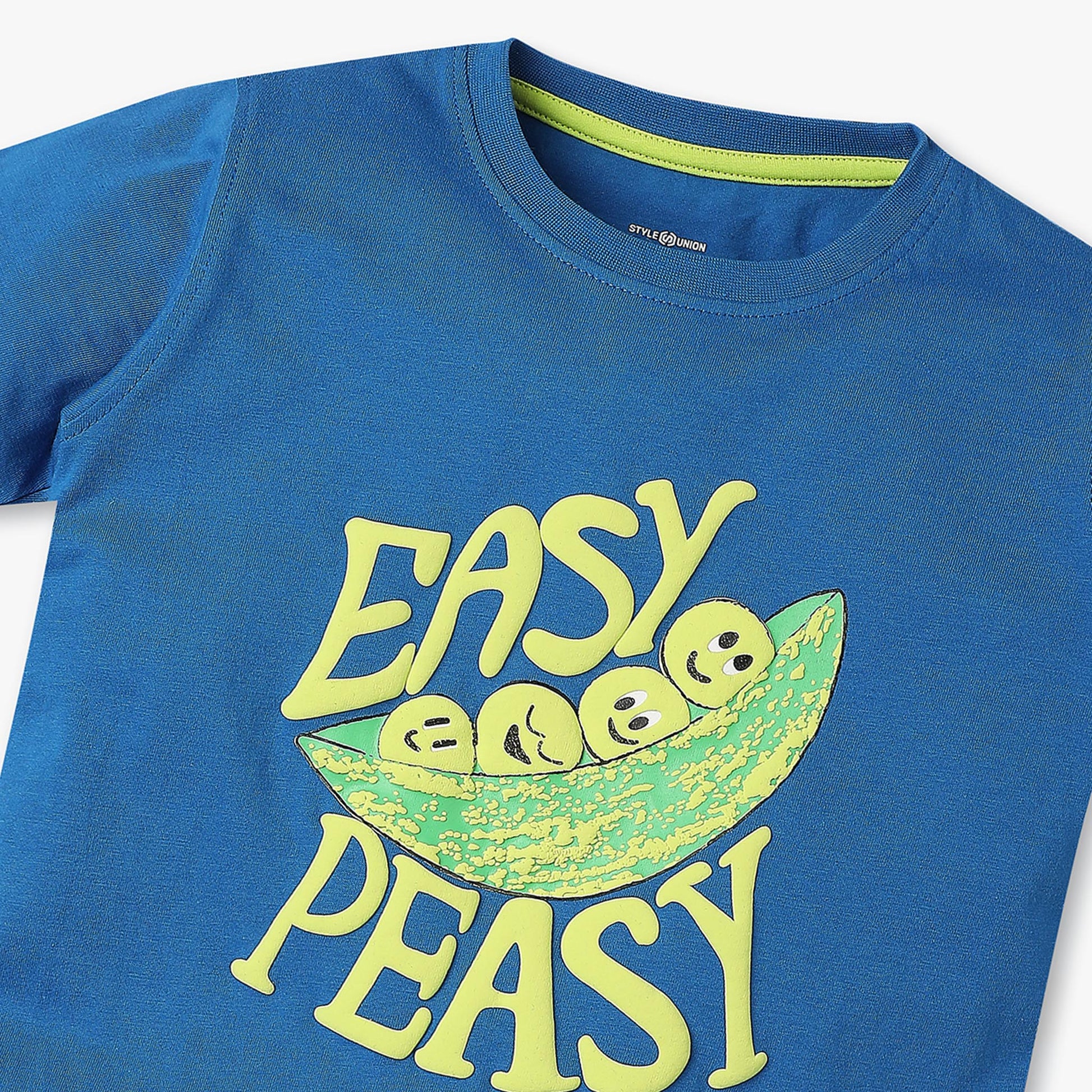 Boys Regular Fit Graphic Crew Neck T-Shirt