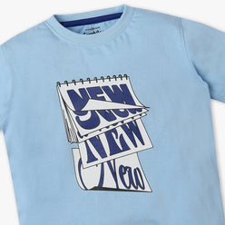 Boys Crew Neck Graphic T-Shirt