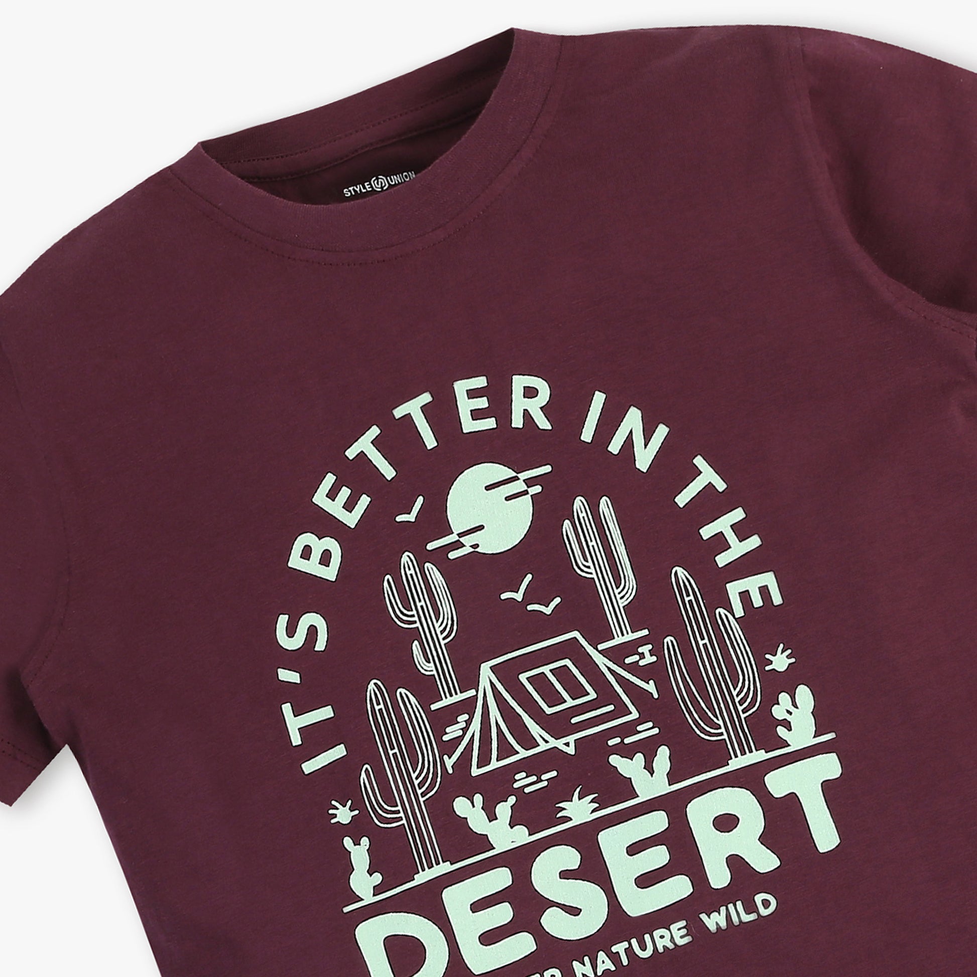 Boys Cotton Fabric Graphic T-Shirt