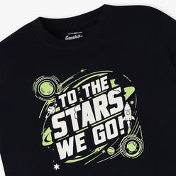 Boys Crew Neck Graphic T-Shirt