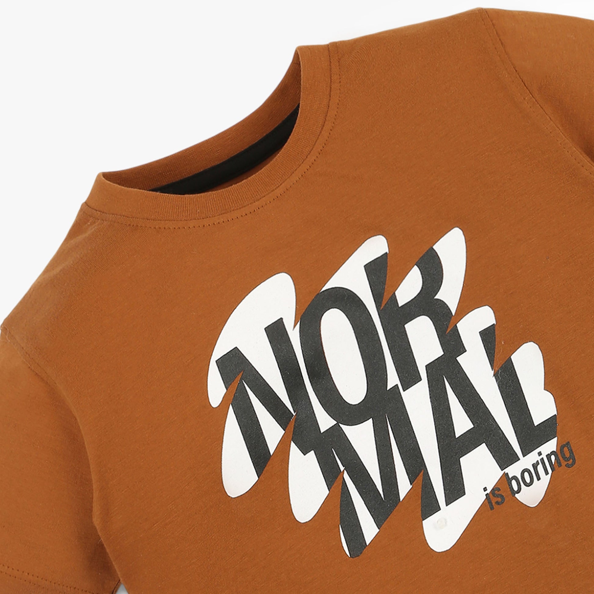 Boys Cotton Fabric Graphic T-Shirt