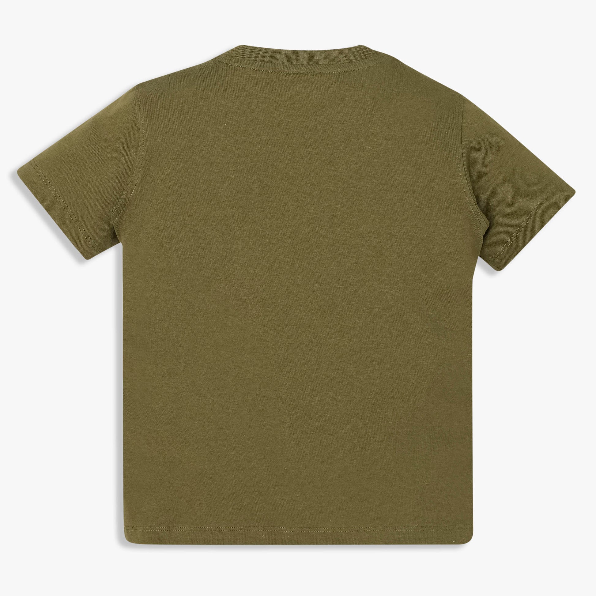 Boys Cotton Crew Neck Graphitee