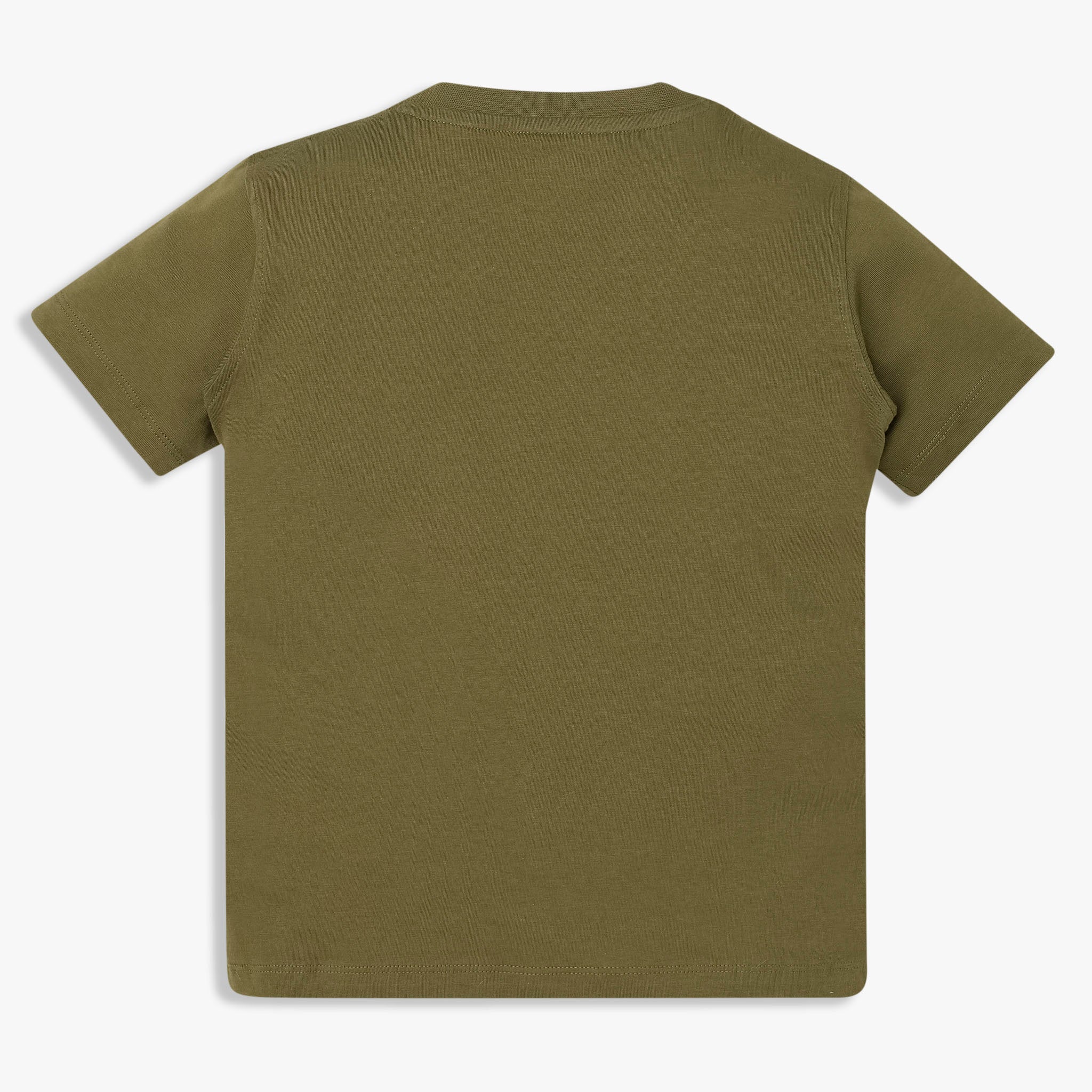 Boys Cotton Crew Neck Graphitee