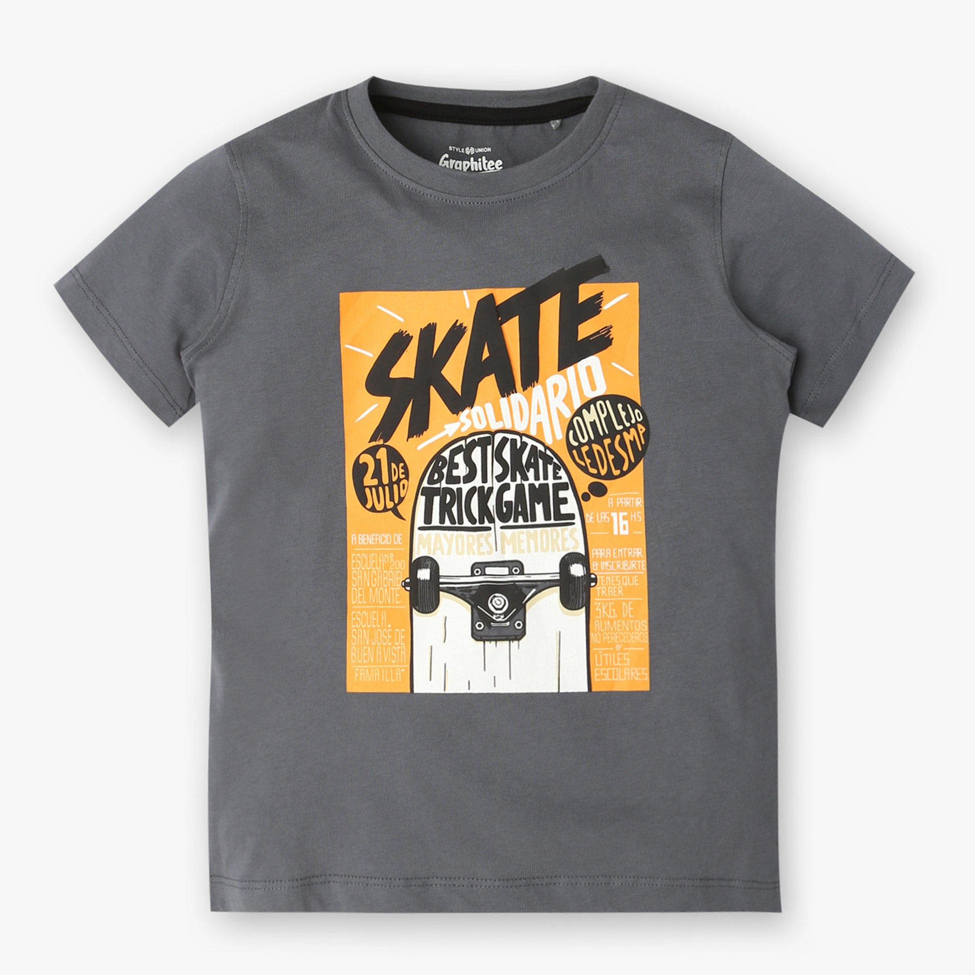 Boys Cotton Graphitee