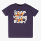 Boys Cotton Crew Neck Graphitee