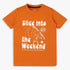 Boys Cotton Crew Neck Graphitee