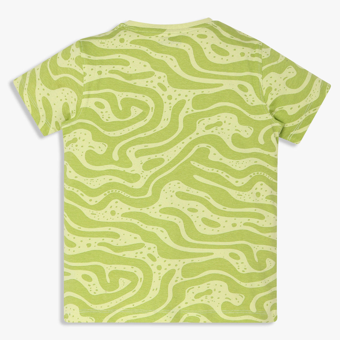 Boys Cotton Crew Neck Graphitee