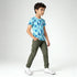 Boys Cotton Crew Neck Graphitee