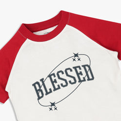 Boys Cotton Crew Neck Graphitee