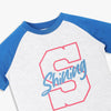 Boys Cotton Crew Neck Graphitee