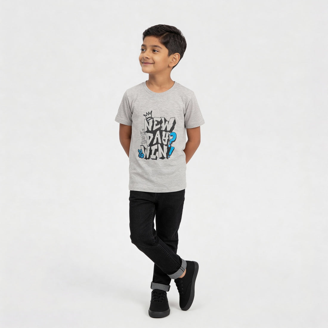 Cotton Polyester Graphic Half Sleeve T-Shirt