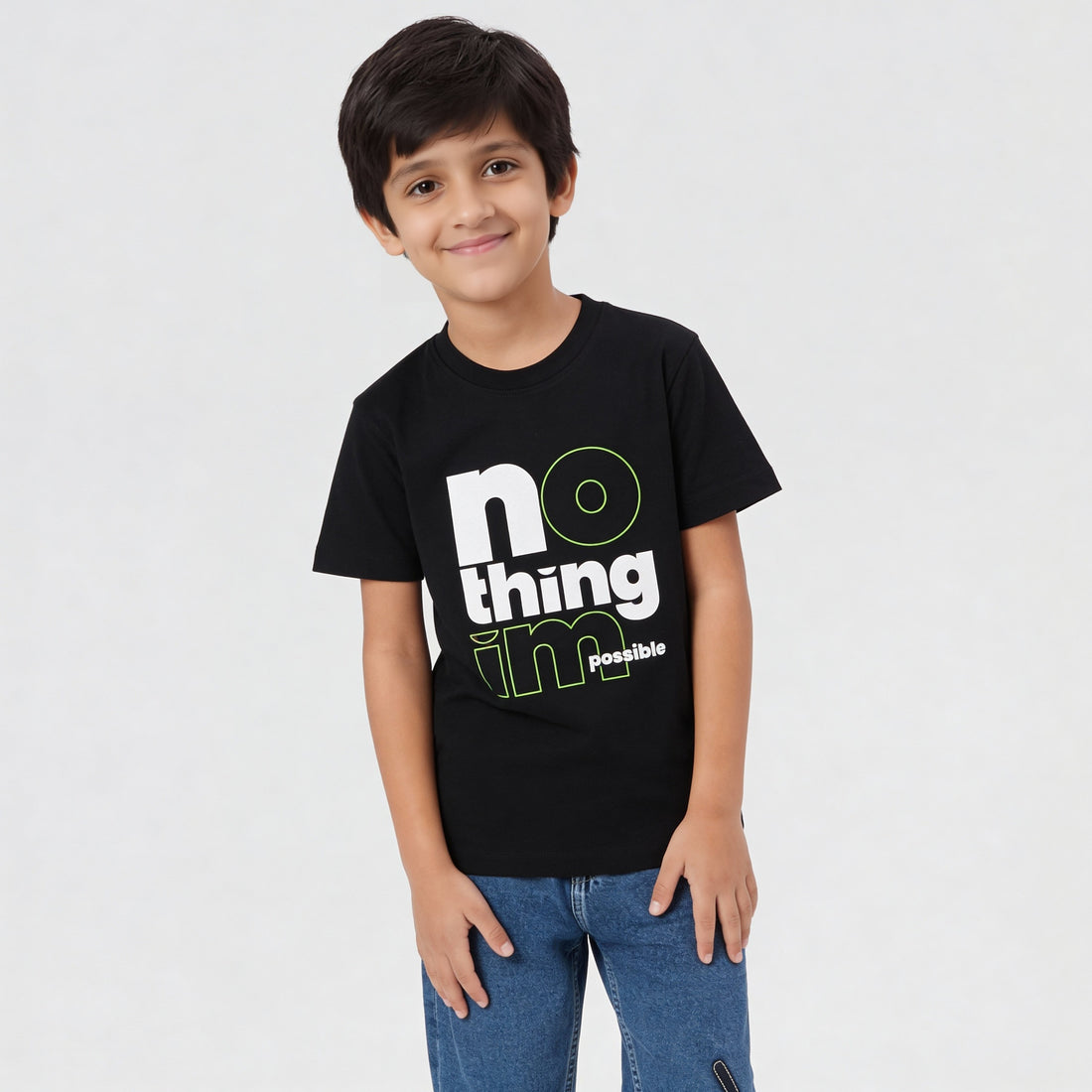 Boys Cotton Graphitee