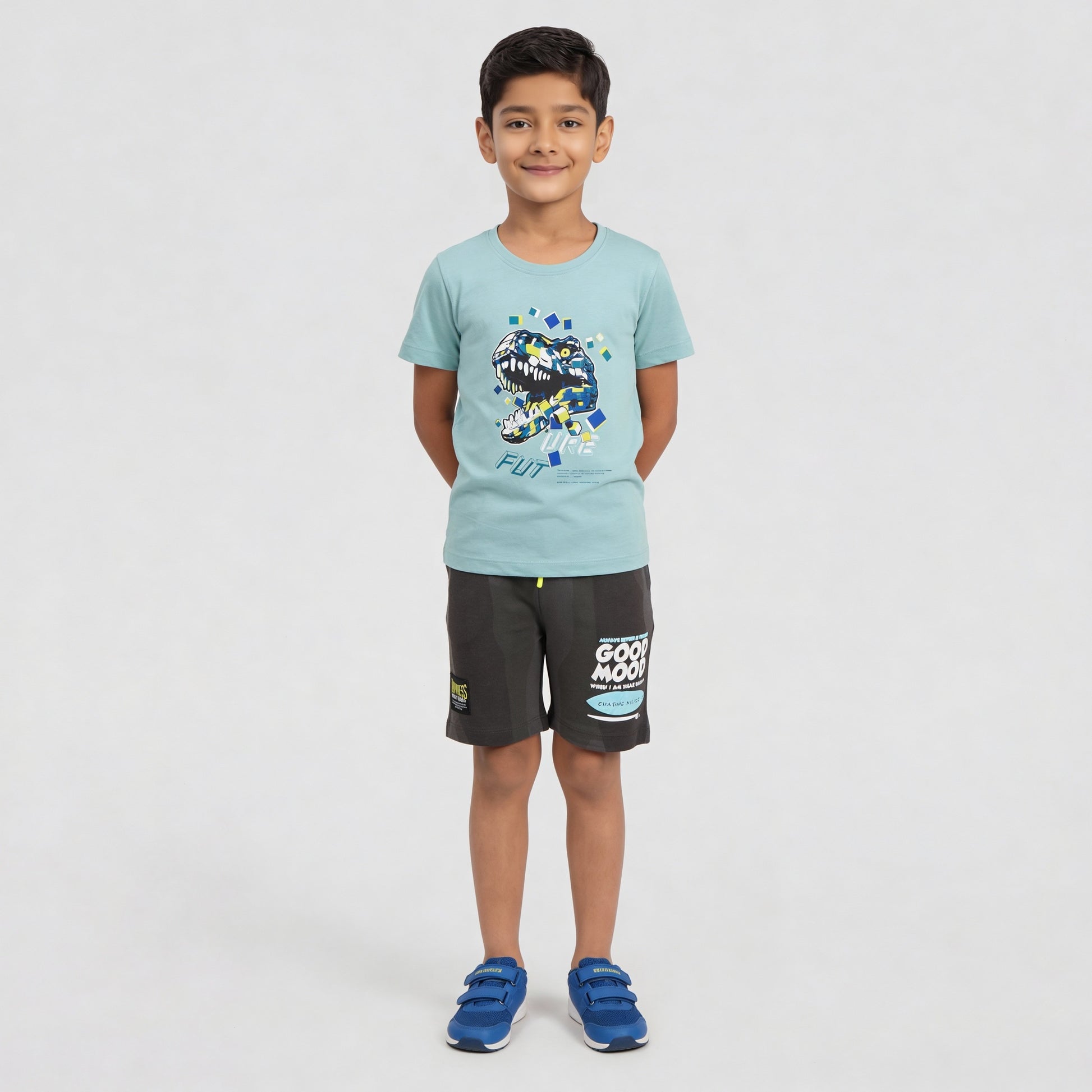 Boys Cotton Graphitee