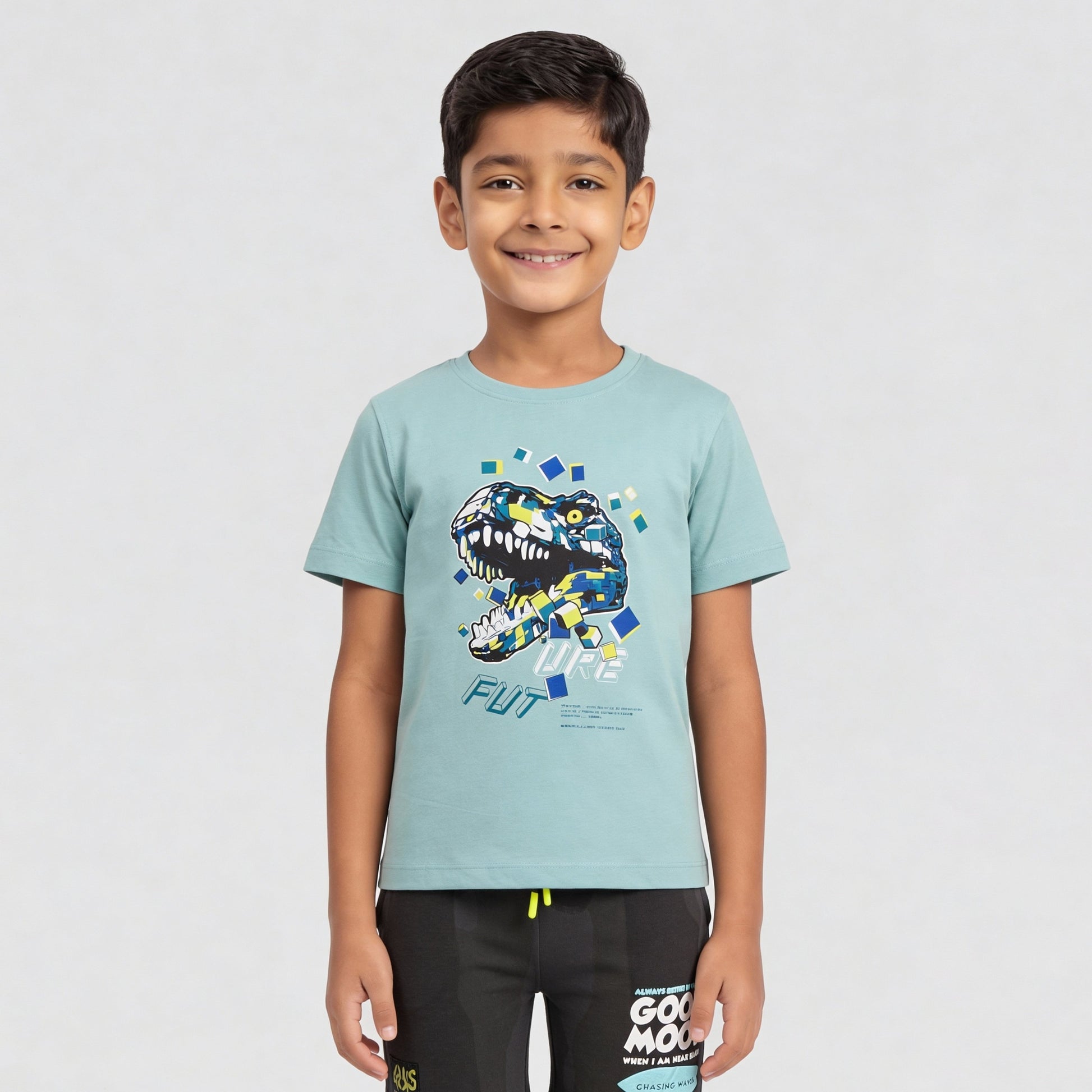 Boys Cotton Graphitee