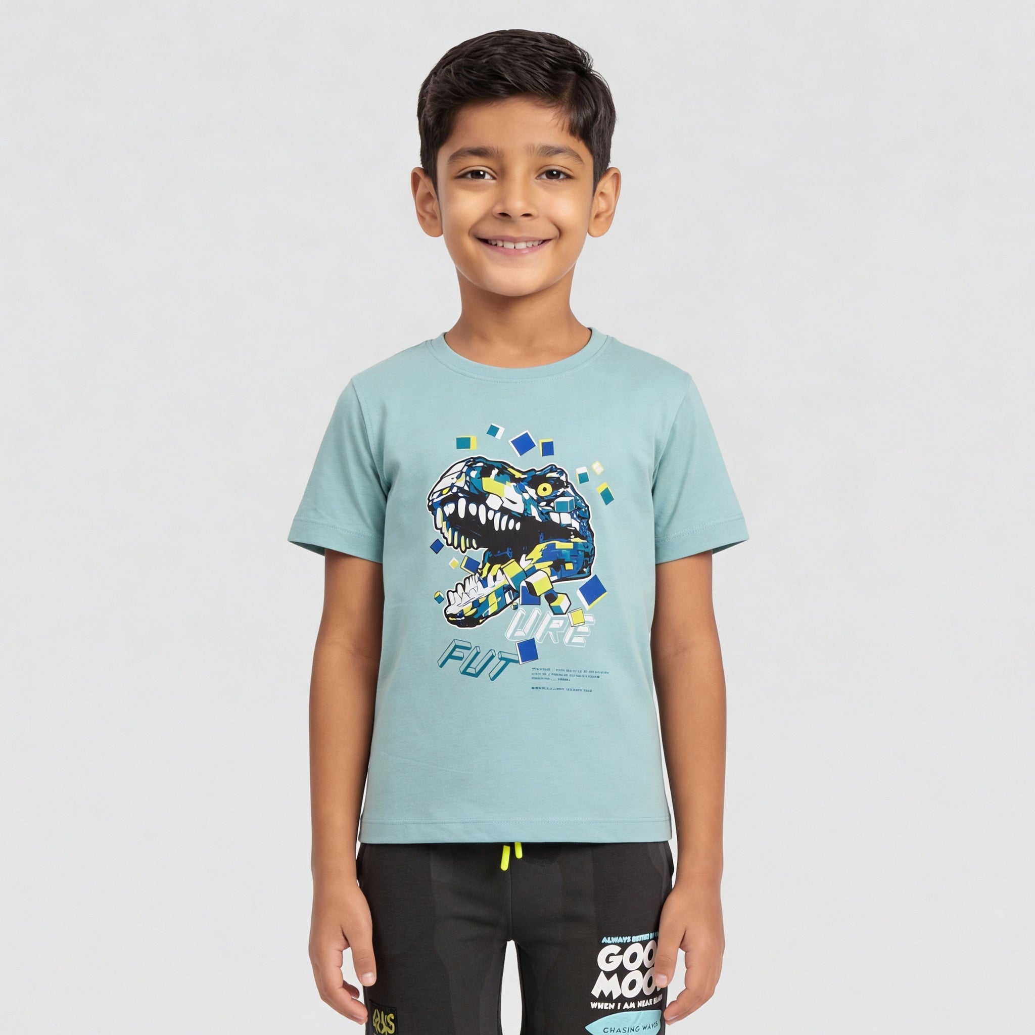 Boys Cotton Graphitee