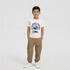 Boys Cotton Crew Neck Graphitee