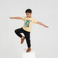 Boys Cotton Crew Neck Graphitee