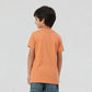 Boys Cotton Crew Neck Graphitee