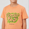 Boys Cotton Crew Neck Graphitee