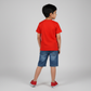 Boys Cotton Crew Neck Graphitee