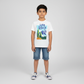 Boys Cotton Crew Neck Graphitee