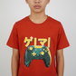 Boys Cotton Crew Neck Graphitee
