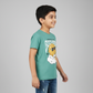 Boys Cotton Crew Neck Graphitee