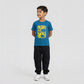 Boys Cotton Crew Neck Graphitee