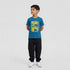 Boys Cotton Crew Neck Graphitee