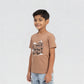 Boys Cotton Crew Neck Graphitee