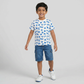Boys Cotton Crew Neck Graphitee