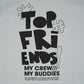 Boys Cotton Crew Neck Graphitee