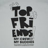 Boys Cotton Crew Neck Graphitee