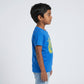 Boys Cotton Crew Neck Graphitee