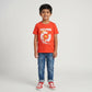 Boys Cotton Crew Neck Graphitee