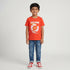 Boys Cotton Crew Neck Graphitee
