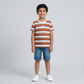 Boys Cotton Crew Neck Graphitee