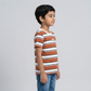 Boys Cotton Crew Neck Graphitee