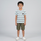 Boys Cotton Crew Neck Graphitee