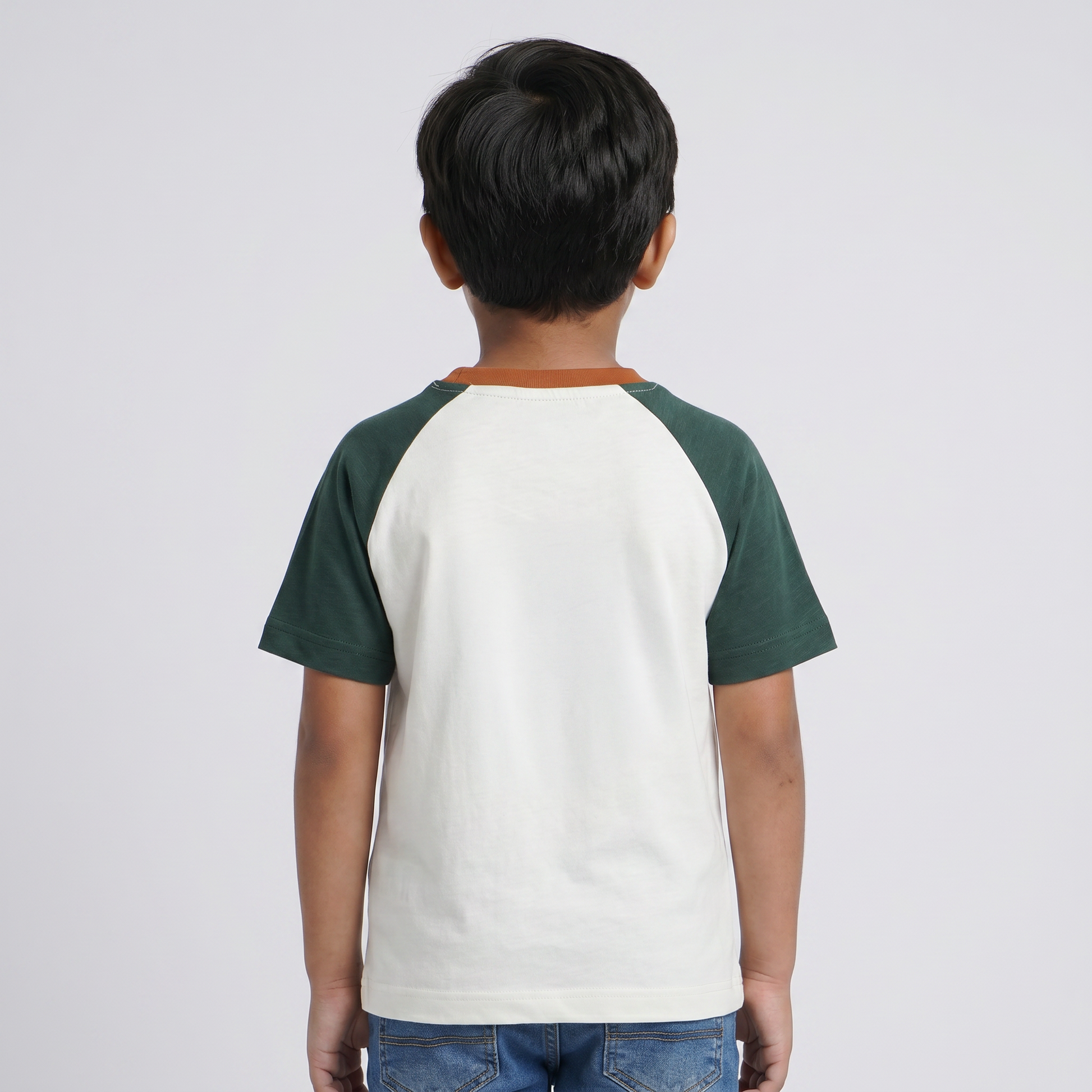 Boys Crew Neck Graphitee
