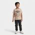 Boys Cotton Crew Neck Graphitee