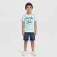 Boys Cotton Crew Neck Graphitee