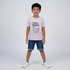 Boys Crew Neck Graphitee