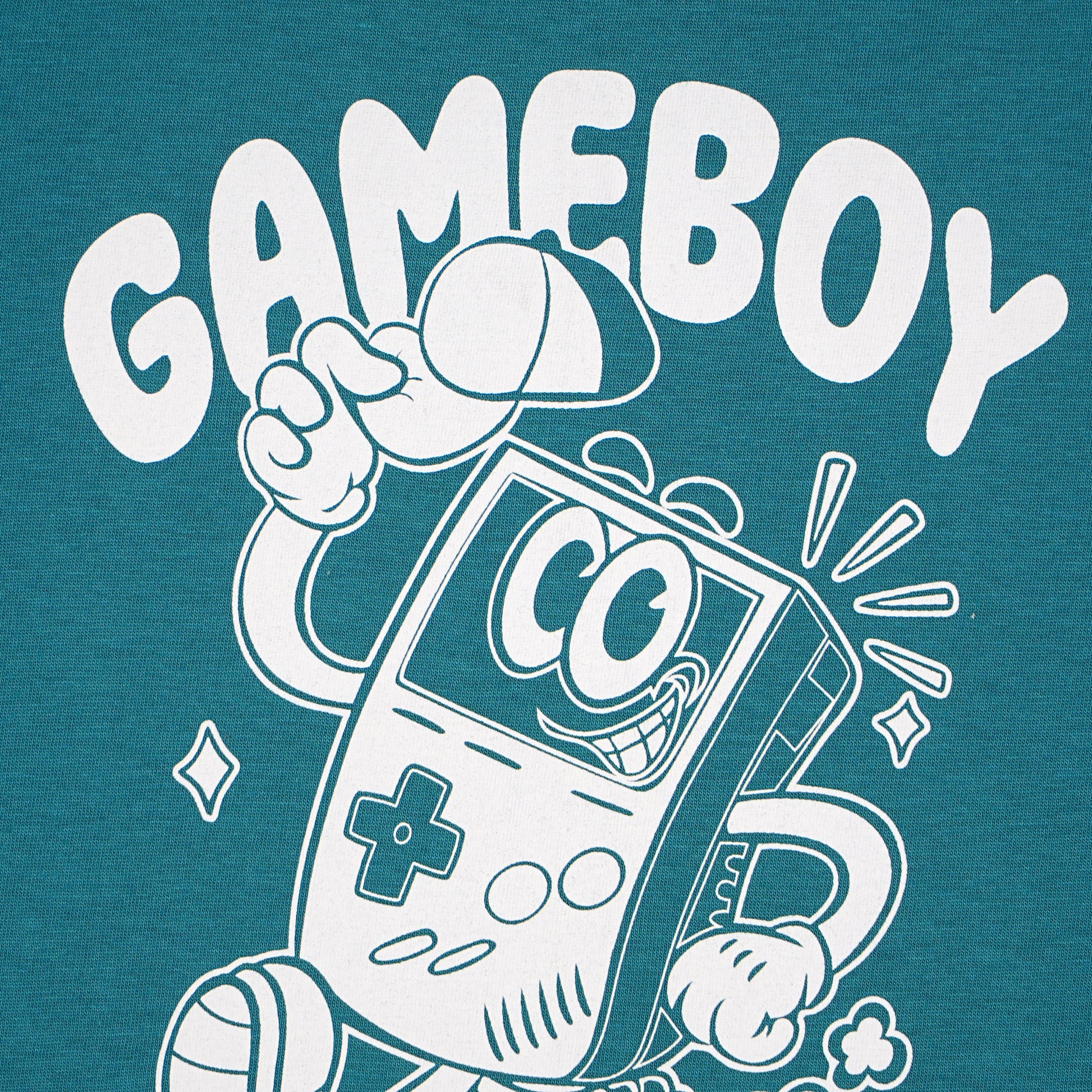Boys Cotton Crew Neck Graphitee