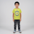 Boys Cotton Crew Neck Graphitee